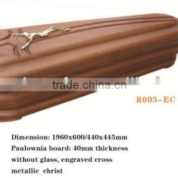 R005-ECA solid wood spanish coffin