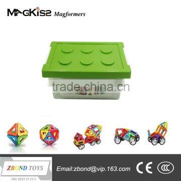 Children magnetic building sets with ferris magnetic wheels