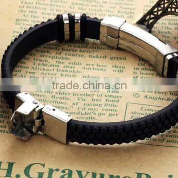 Most Popular Bracelet Silicone Metal New Trendy photo-4