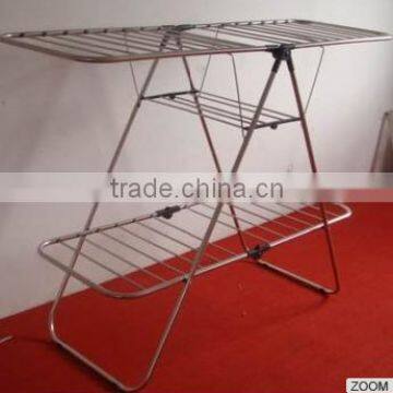 Stainless Steel Metal Clothes Rack,Foldable Clothes Drying Rack Arier photo-2