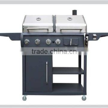 Deluxe Professional Gas & Charcoal Combinationed Grill GB-6105