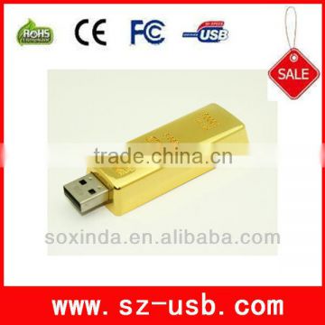 Best selling Gold Bar usb gadget West Union, T/T acceptable