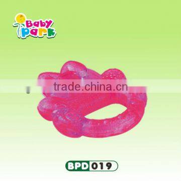 high quality silicone baby water filled teether