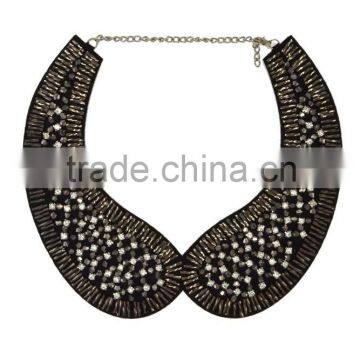 Rhinestoned Statement Collar Necklace photo-3