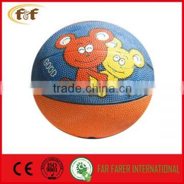 2016 rubber basket ball for promotional