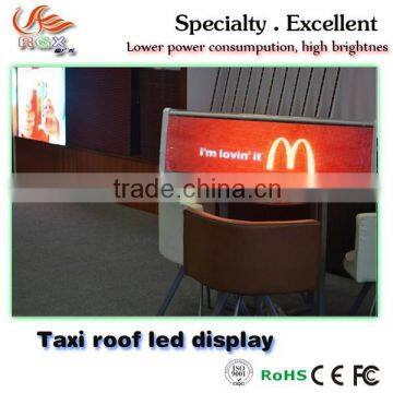 RGX led taxi top light box mobile led display billboard led car moving sign!taxi top led display/taxi led display/taxi led sign