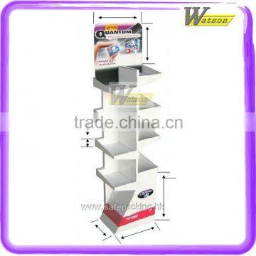 POP high customized Floor standing cardboard display for chewing gum