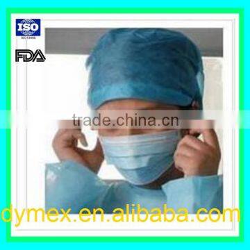 Disposable SMS Nonwoven Caps Colorful Surgical Doctor Cap In Blue photo-2