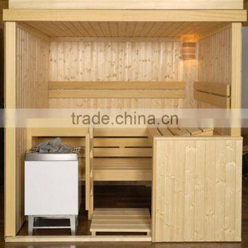 2014 wood traditional steam sauna room