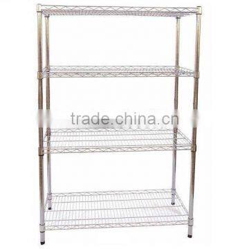 Wire Shelving Type and Single-sided Feature Corrosion Protection storage metallic wire mesh shelving