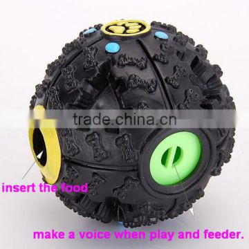 7.5cm/10/12.5cm dog food ball, dog feeding ball for pet