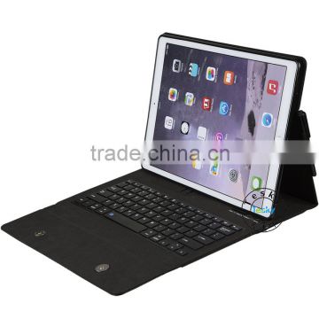 for ipad pro keyboard leather cover case, stand folio cover keyboard case for ipad pro