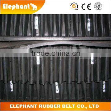 NN Corrugated Sidewall Conveyor Rubber Belt for Rice Bran Meal/Haulm