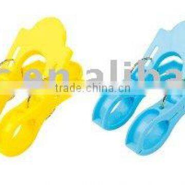 mini colorful hard .double head .un-transparent Plastic Clip