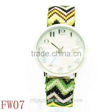 Made in China Fabric Strap Quartz Watch Price, Fashion Watch Women, Watch for Women photo-6