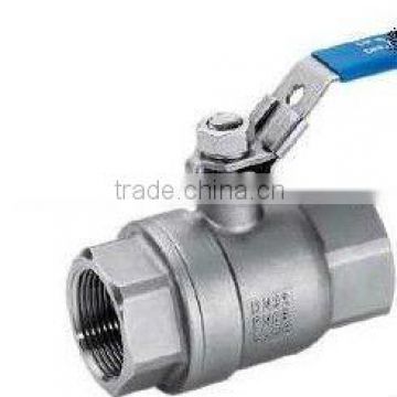 2-piece floating ball valve CE ISO split ball valve