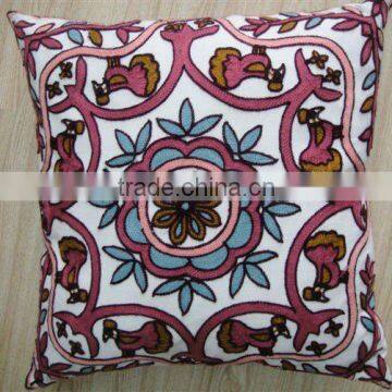 chenille embroidered cushions factory
