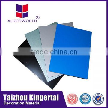 Alucoworld glass curtain wall acp pvdf interior and exterior aluminium wall cladding