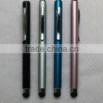 many color simple cheap metal stylus touch screen pen