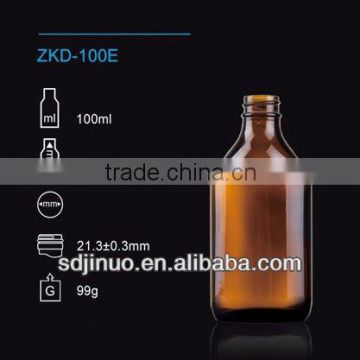 100ml amber glass bottle