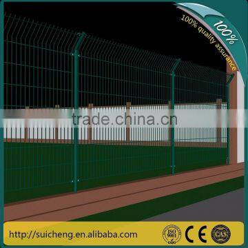 Guangzhou factory cheap security wire mesh fence system with fittings (easy assemble)