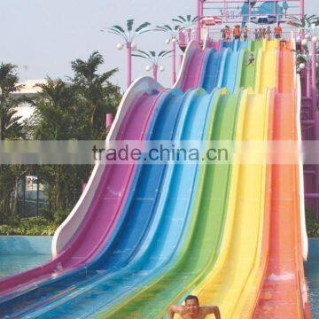 Swimming pool fiberglass water slide