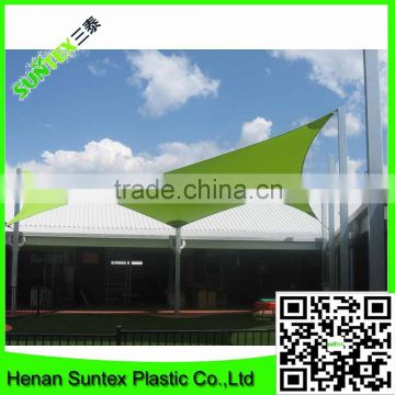 2016 High quality 100% virgin HDPE with UV additives balcony curtain shade net/custom shade sails