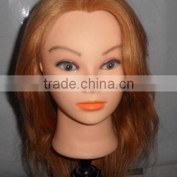 Alibaba china mannequin Brazilian human hair hairdressing training head for hairdressers