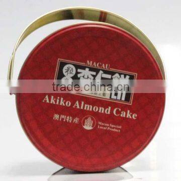 Wholesale high quality round tin cookie cans