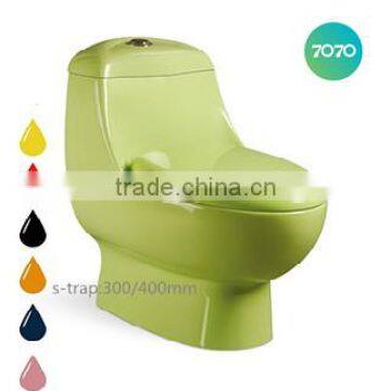 Chaozhou Siphonic One Piece s-trap sanitary ware toilet 2851