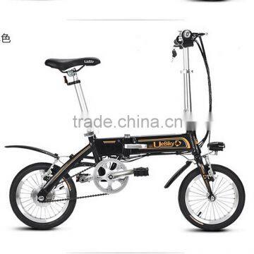 Mini Bike Bicycle 2015 New Style 14" 180w Foldable Electric Bike , Power Assitant Bicycle , Bicycle