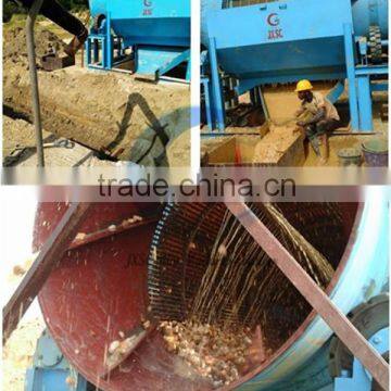 Flowchart of 100tph Alluvial Gold Separation Plant, Trommel Scrubber Washer