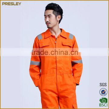 Customized High Quality Wholesale Men's Coverall Reflective Safety Workwear