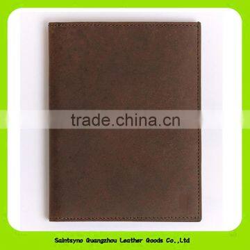 16228 Wholesale travel genuine leather passport holder