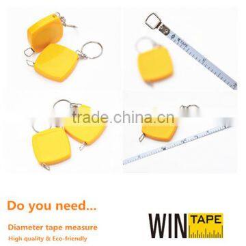 200cm/79inch Custom Printed Tape Measure Mini Promotional Yellow Pipe OD Measuring Tool with Your Logo