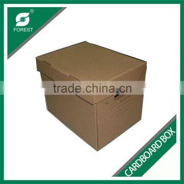 ACCEPT CUSTOM ORDER BROWN CORRUGATED CARDBOARD STORGE PACKING BOX WITH INSTRUCTIONS PRINTING photo-6