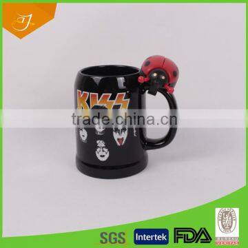 Ceramic Beer Mug Bulk,Ceramic Beer Mug With Bell,Wholesale Ceramic Beer Mug