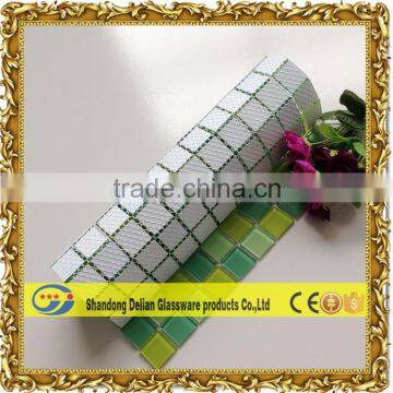 living room walll crystal glass mosaic tile