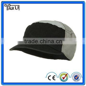 Cotton unstructured 8 panel flat top crown military cap army cap hat