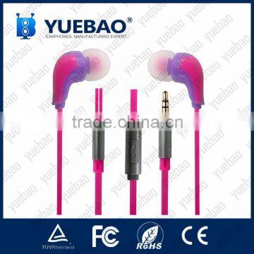 Flat Cable Tangle Free Super Bass Earphones