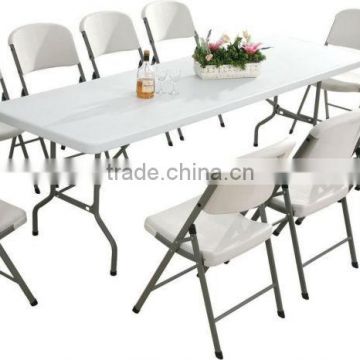 6 fts high quality outdoor folding table and chair with low price