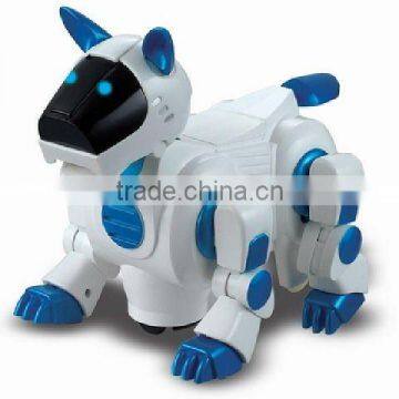 Musical walking dog toy with music