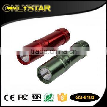 Onlystar GS-8163 high power 1 W aluminum flashlight torch lighter