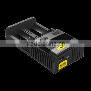 electric charger nitecore sc2, newest nitecore charger sc2 18650 li ion battery chargers