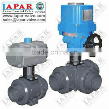 LPD11 Plastic Ball Valve Motorized actuator valve