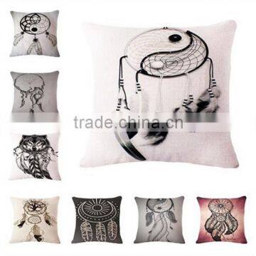 3D print home decorative throw pillow case decorate sofa cushion cover 45x45cm