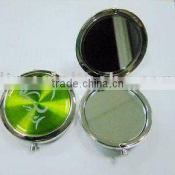 round shape two sides metal makeup mirror