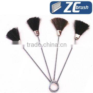 Steel handle mini cup brush