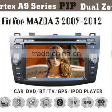 8inch HD 1080P BT TV GPS IPOD Fit for MAZDA3 2009-2012 multimedia car dvd player dvd + gps