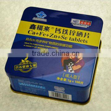 wholesale tin medicine box for packaging